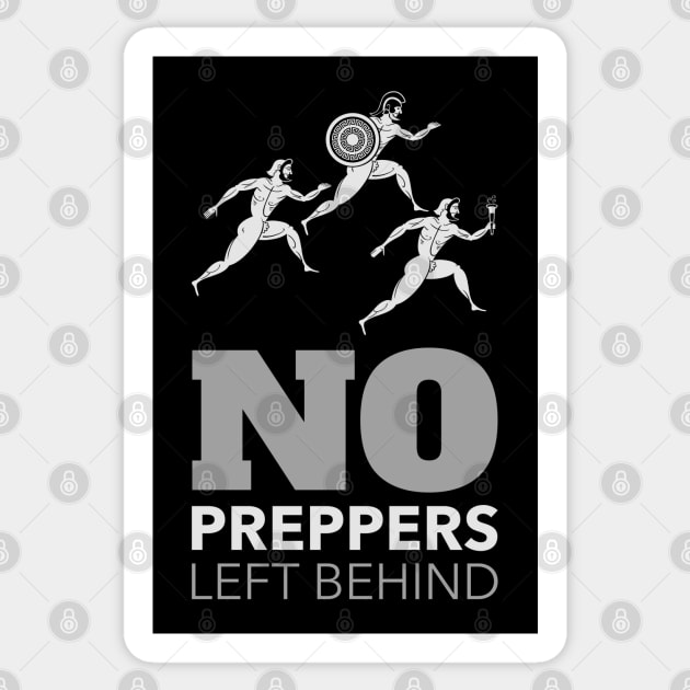 No Prepper Left Behind Sticker by Family Heritage Gifts